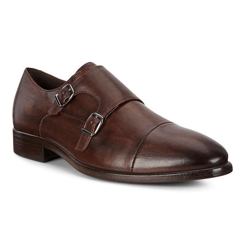 Men Business Ecco Vitrus Mondial - Business Shoe Brown - India JDKBYE504